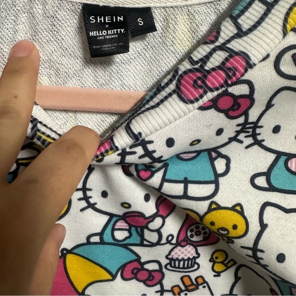 Hello kitty crop top sweatshirt pullover hello kitty Sanrio - Picture 3 of 4